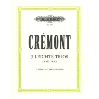 Cremont 3 leichte Trios op 13 für 2 Violinen Violoncello EP8296