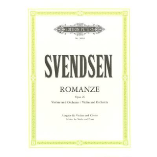 Svendsen Romanze G-Dur op 26 Violine Klavier EP9016