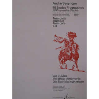 Besancon 70 Etudes Progressives Vol. 2 Trompete GB1709