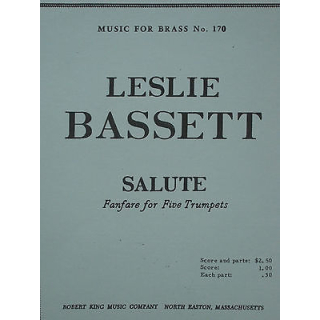Bassett Salute Fanfare 5 Trompeten AL28409