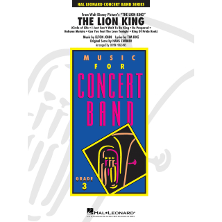 Elton John The Lion King Concert Band HL20523032