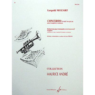 Mozart Concerto en Re Majeur Trompete Klavier GB1528