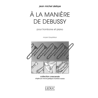 Defaye A la Maniere de Debussy Posaune Klavier AL29310