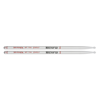 Techra Hammer of the Gods 5A WHITE Drumsticks