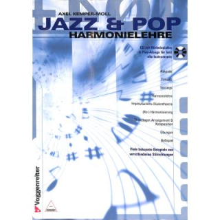 Kemper- Moll Jazz und Pop Harmonielehre Buch CD VOGG0349-1