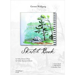 Wolfgang Sketch Book Violine Klarinette Klavier DO07365