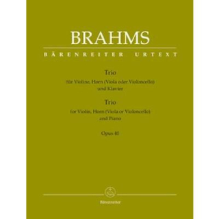 Brahms Trio op 40 Violine Horn Klavier BA9435