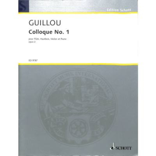 Guillou Colloque 1 op 2 Flöte Oboe Violine Klavier ED9787