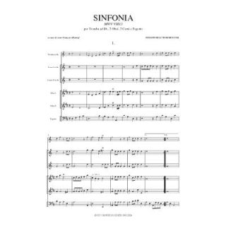 Molter Sinfonie MWV 8/3 für 2 Oboen 2 Hörner Fagott TIB11