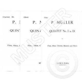 Mueller Quintett 1 Es-Dur Flöte Oboe Klarinette Horn Fagott MR1058
