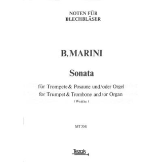 Marini Sonate Trompete Posaune Orgel MT2041