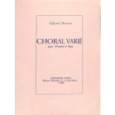 Denissow Choral Varie Posaune Klavier AL25580