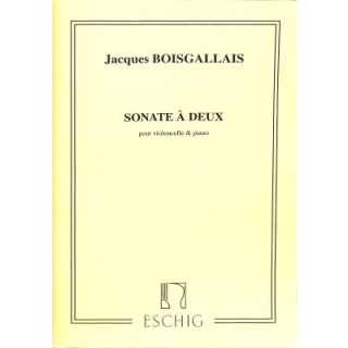 Boisgallais Sonate a Deux Violoncello Klavier ME9303