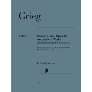 Grieg Sonate a-moll op 36 und andere Werke Klavier Violoncello HN790