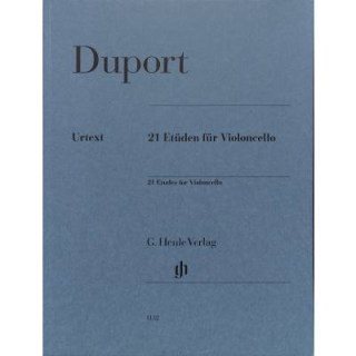 Duport 21 Etüden Violoncello HN1132