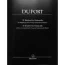 Duport 21 Et&uuml;den Violoncello BA6980