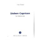 Treiber Sieben Capricen Violine Solo RE00097