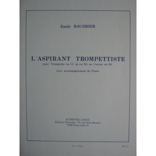 Baudrier LAspirant Trompettiste Trompete B/C Klavier AL27395