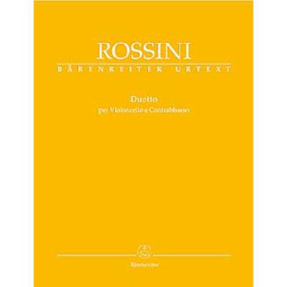 Rossini Duetto per Violoncello e Contrabasso BA10544