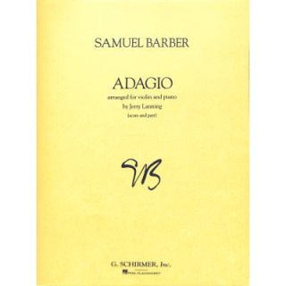 Barber Adagio Op. 11 Violine Klavier GS82603