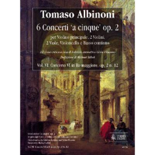 Albinoni Concerto a cinque 6 D-Dur op 2/12 für 2 VL 2 VA VC BC ACC70A