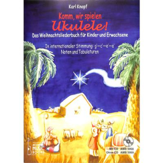 Knopf Komm wir spielen Ukulele Weihnachtsliederbuch CD AMB5068