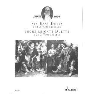 Hook Sechs leichte Duette op 58 für 2 Violoncelli ED7945