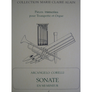 Corelli Sonate en Mi Mineur Trompete C Orgel GB1299