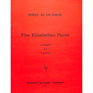 Duarte Five Elizabethan Pieces 4 Gitarren BVP1089