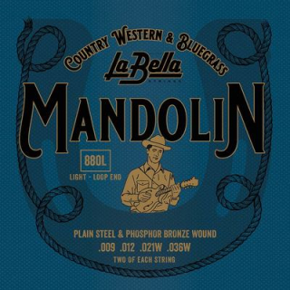 La Bella Acoustic Folk Mandolin String Set
