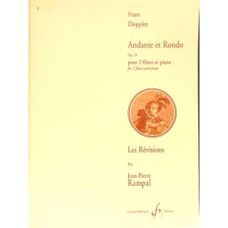 Doppler Andante et Rondo op 25 für 2 Flöten Klavier GB2165