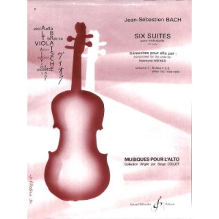 Bach 6 Suiten Volume 1 Viola GB4063