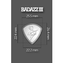 Chicken Picks Badazz III 2.5mm guitar pick 3er Pack