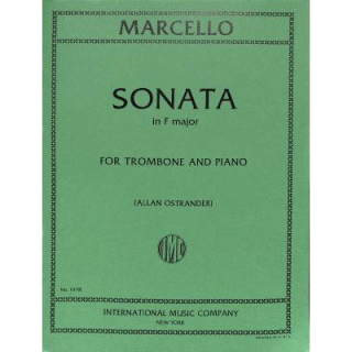 Marcello Sonate F-Dur Posaune Klavier IMC1978