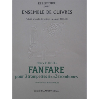 Purcell Fanfare 3 Trompeten 3 Posaunen GB1650