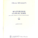Messiaen Quatuor pour la fin du temps VL KLAR VC KLAV...