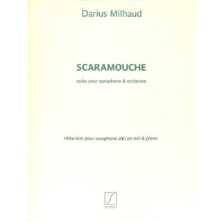 Milhaud Scaramouche Altsax Klavier SLB5908
