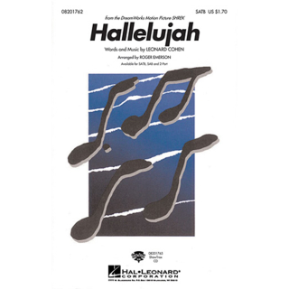 Cohen Hallelujah SAB Klavier HL08201763