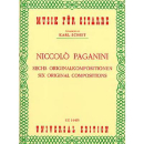 Paganini 6 Originalkompositionen Gitarre UE14465