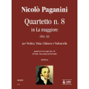 Paganini Quartett 8 A-Dur (MS 35) VL VA GIT VC ACC71
