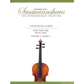 Saßmannshaus Violin Recital Album 1 Violine Klavier BA9668