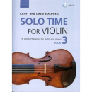 Blackwell Solo Time for Violin 3 Violine Klavier CD