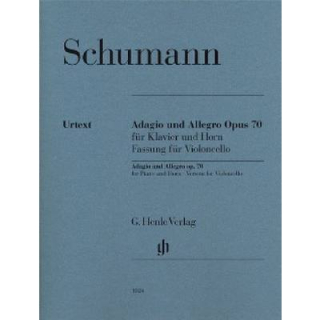 Schumann Adagio und Allegro op 70 Cello Klavier HN1024