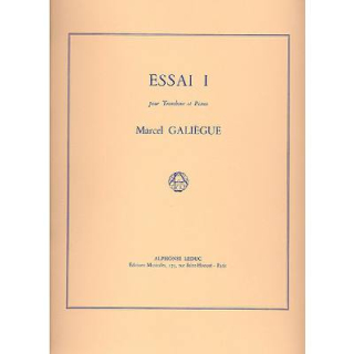 Galiegue Essai I Posaune Klavier AL25347