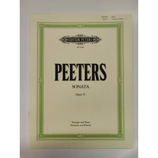 Peeters Sonata Trompete Klavier EP6240