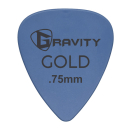 Gravity Plektrum Colored Gold Series Blue .75mm