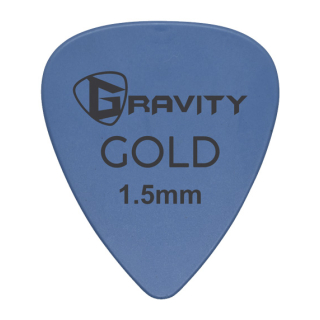 Gravity Plektrum Colored Gold Series Blue 1.5mm