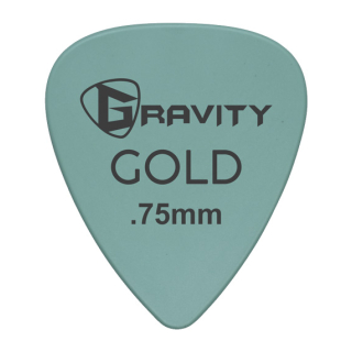 Gravity Plektrum Colored Gold Series Sea Foam .75mm
