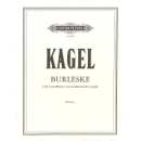 Kagel Burleske Saxophon Gemischten Chor EP8999