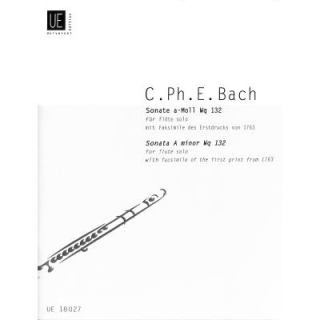 Bach Sonate a-Moll Wg 132 Flöte Solo UE18027